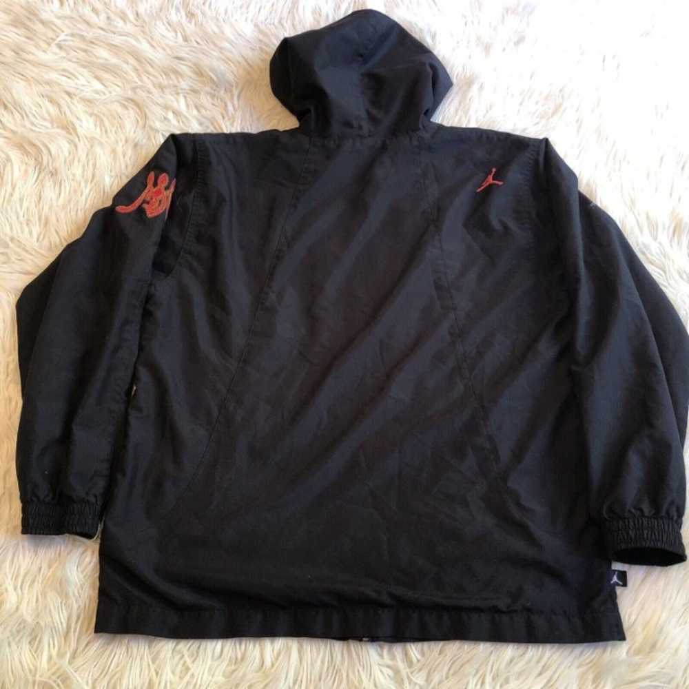 Air Jordan Windbreaker Zip Up Black Jacket Jumpma… - image 7