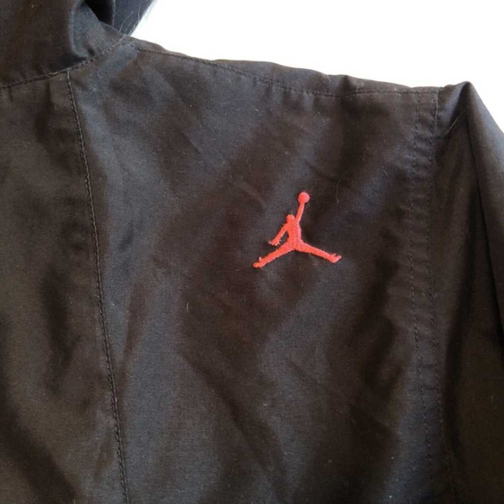 Air Jordan Windbreaker Zip Up Black Jacket Jumpma… - image 8