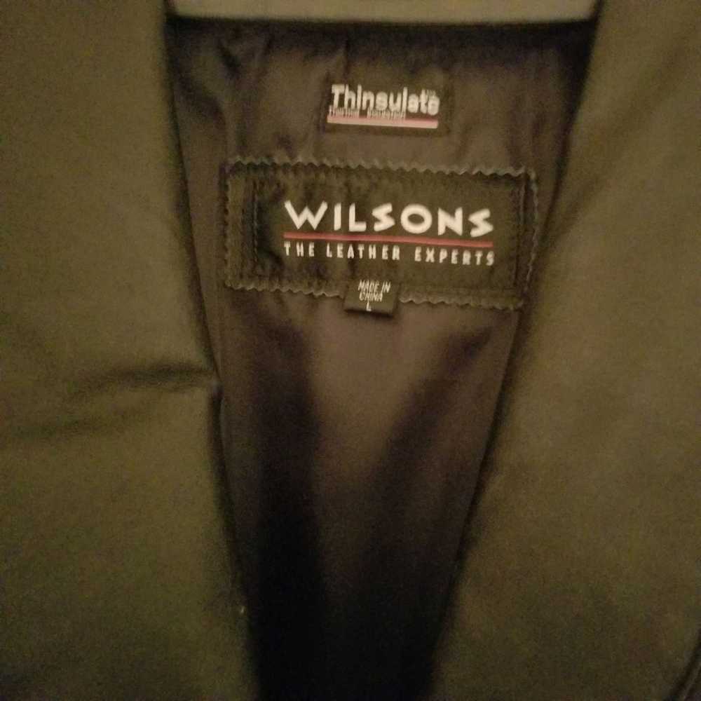 Wilson's Leather Jacket Sz L - image 4