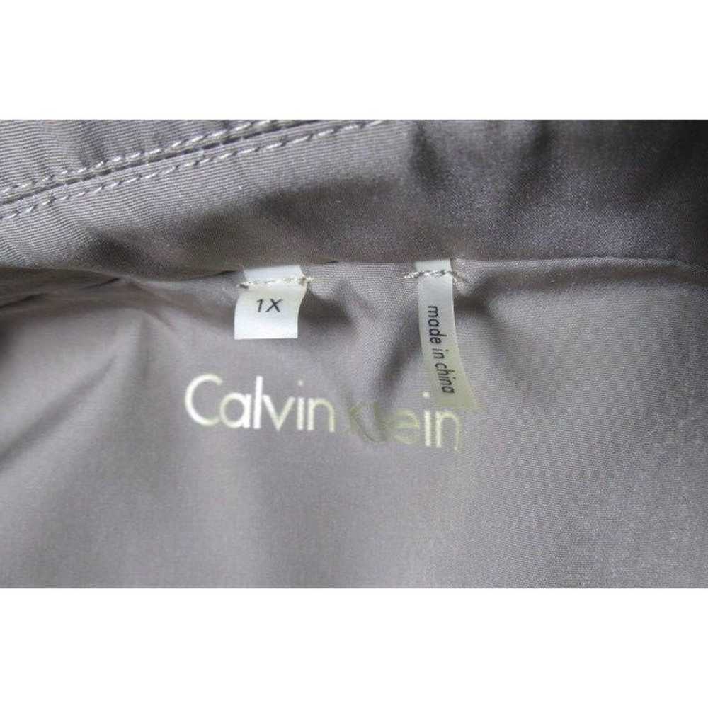 CALVIN KLEIN Hooded Raincoat, Size 1X - image 12