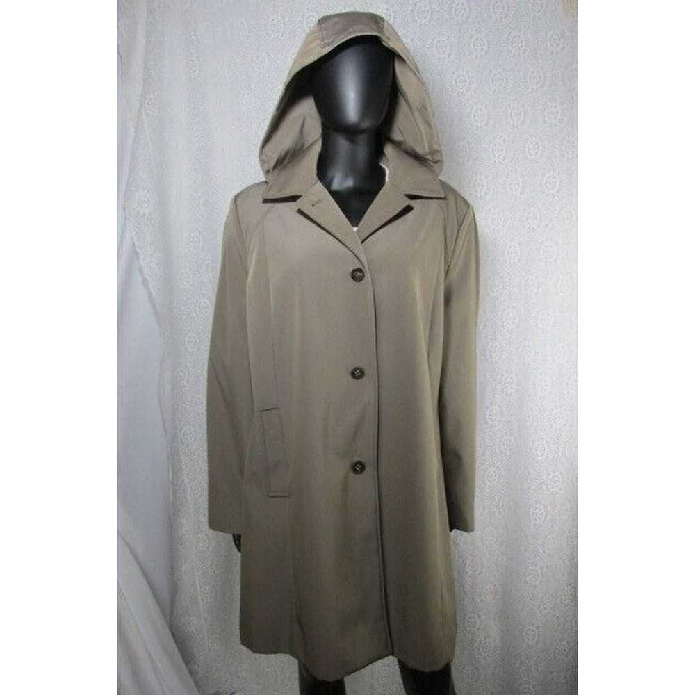 CALVIN KLEIN Hooded Raincoat, Size 1X - image 1