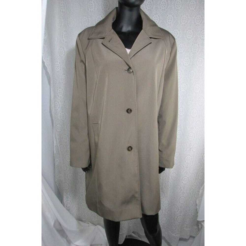 CALVIN KLEIN Hooded Raincoat, Size 1X - image 5