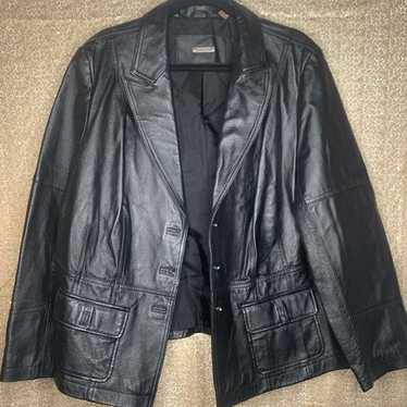 Plus Womens Leather Jacket - image 1