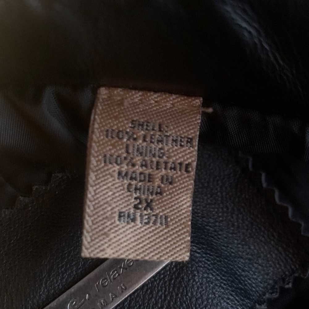 Plus Womens Leather Jacket - image 4