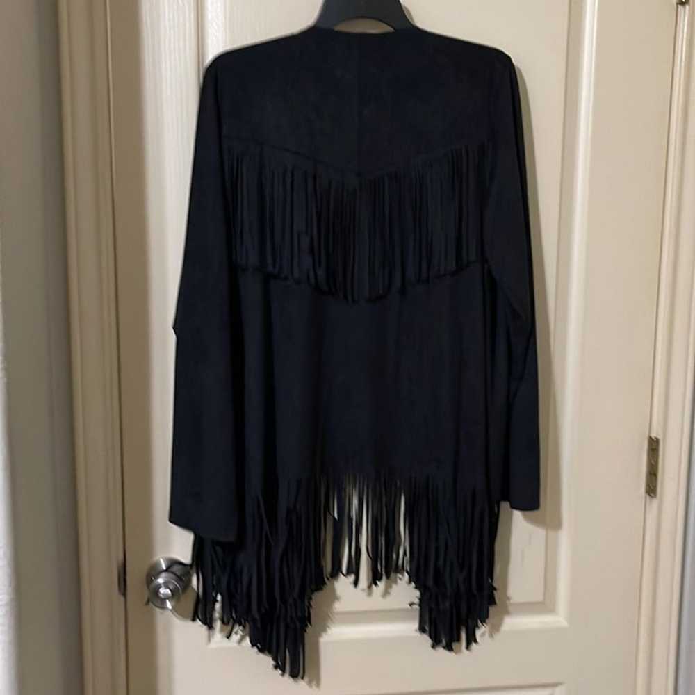 Now N Forever super soft faux suede sleeve cape/j… - image 1