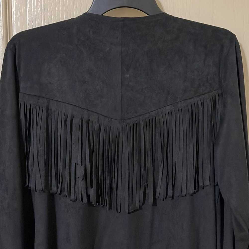 Now N Forever super soft faux suede sleeve cape/j… - image 4