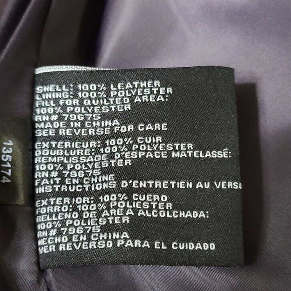 NEW Michael Kors Women's Leather Lace Up Jacket M… - image 11