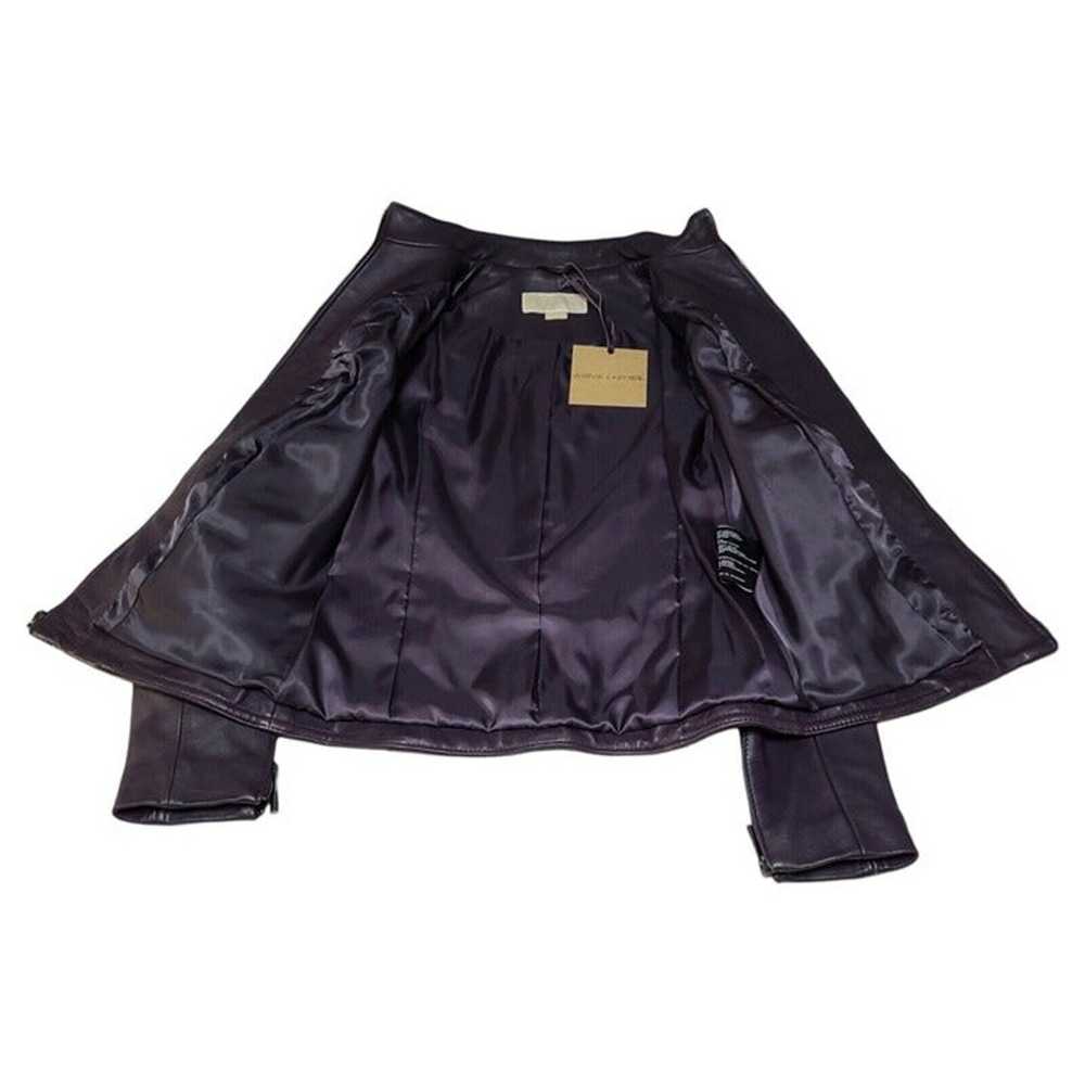 NEW Michael Kors Women's Leather Lace Up Jacket M… - image 7