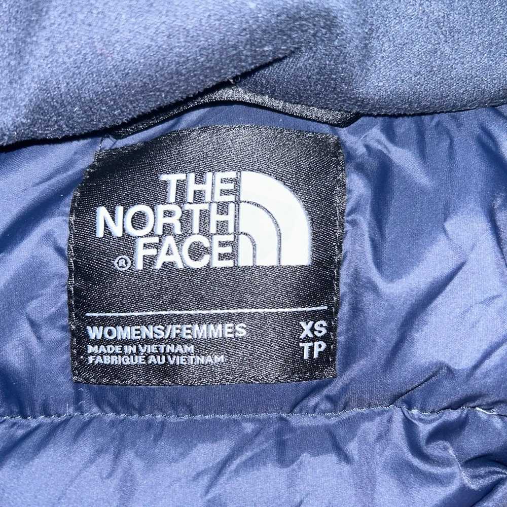 womens north face jacket navy blue - image 3