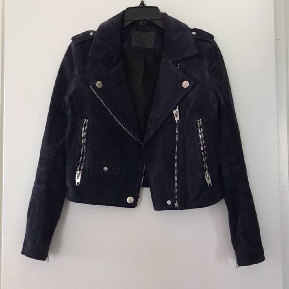 SL8 Blue Suede Leather Jacket - image 1