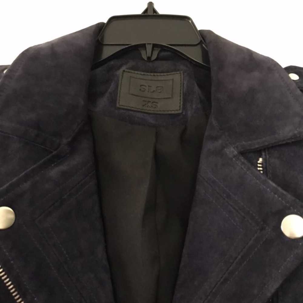 SL8 Blue Suede Leather Jacket - image 2