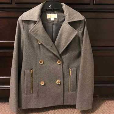 Michael Kors gray pea coat