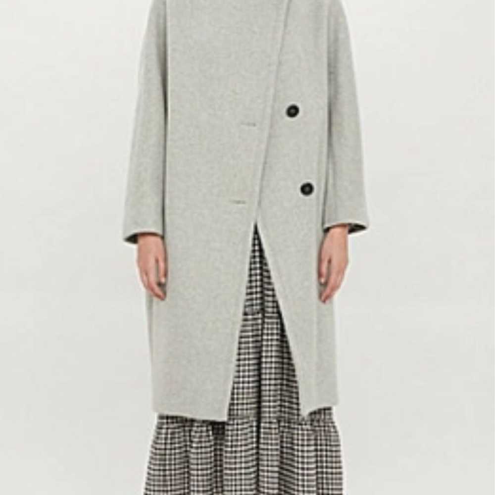 Maje Gael Wool Coat in Grey - image 2