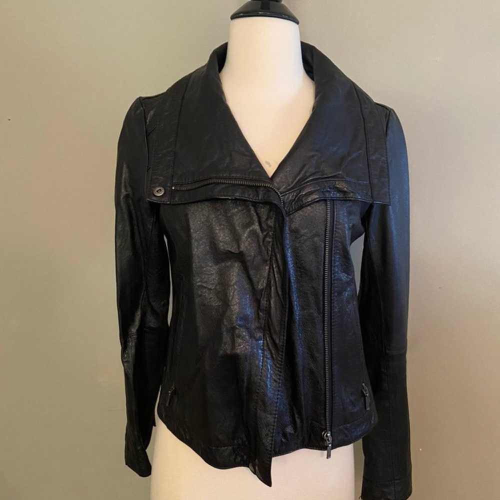 leather motorcycle jacket - image 3