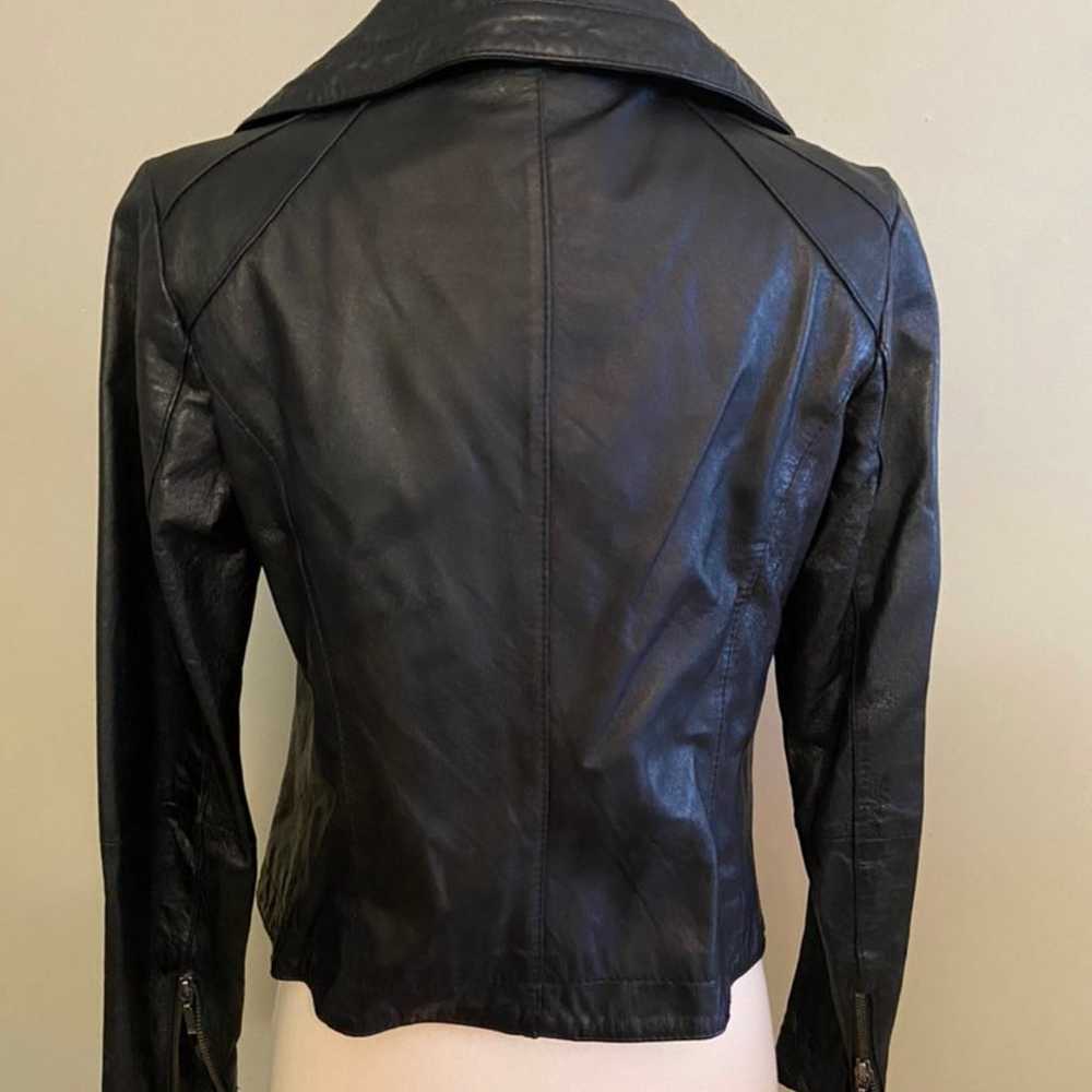 leather motorcycle jacket - image 5
