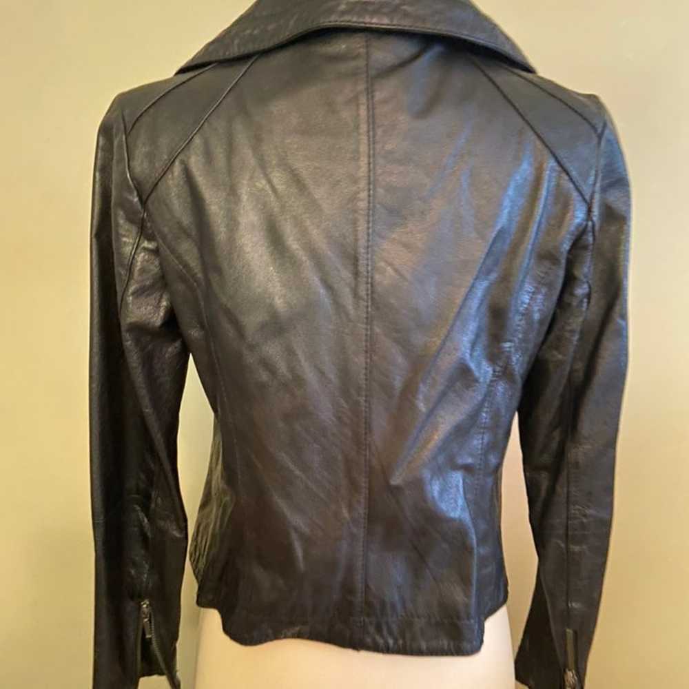 leather motorcycle jacket - image 8