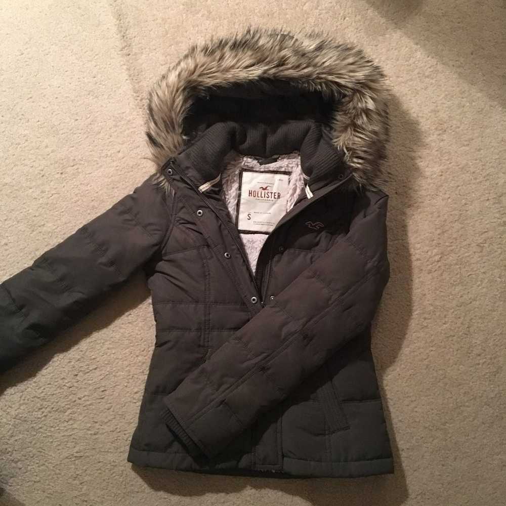 Vintage Hollister Fur Lined Down Jacket - image 1