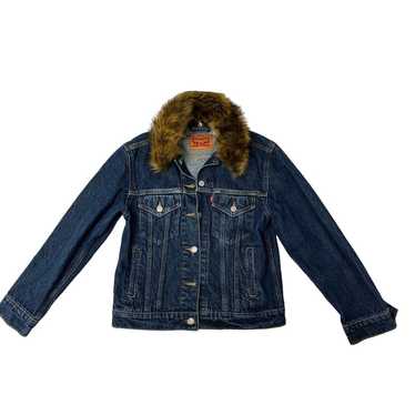 Levi's Trucker Denim Jacket with Removable Faux Fu