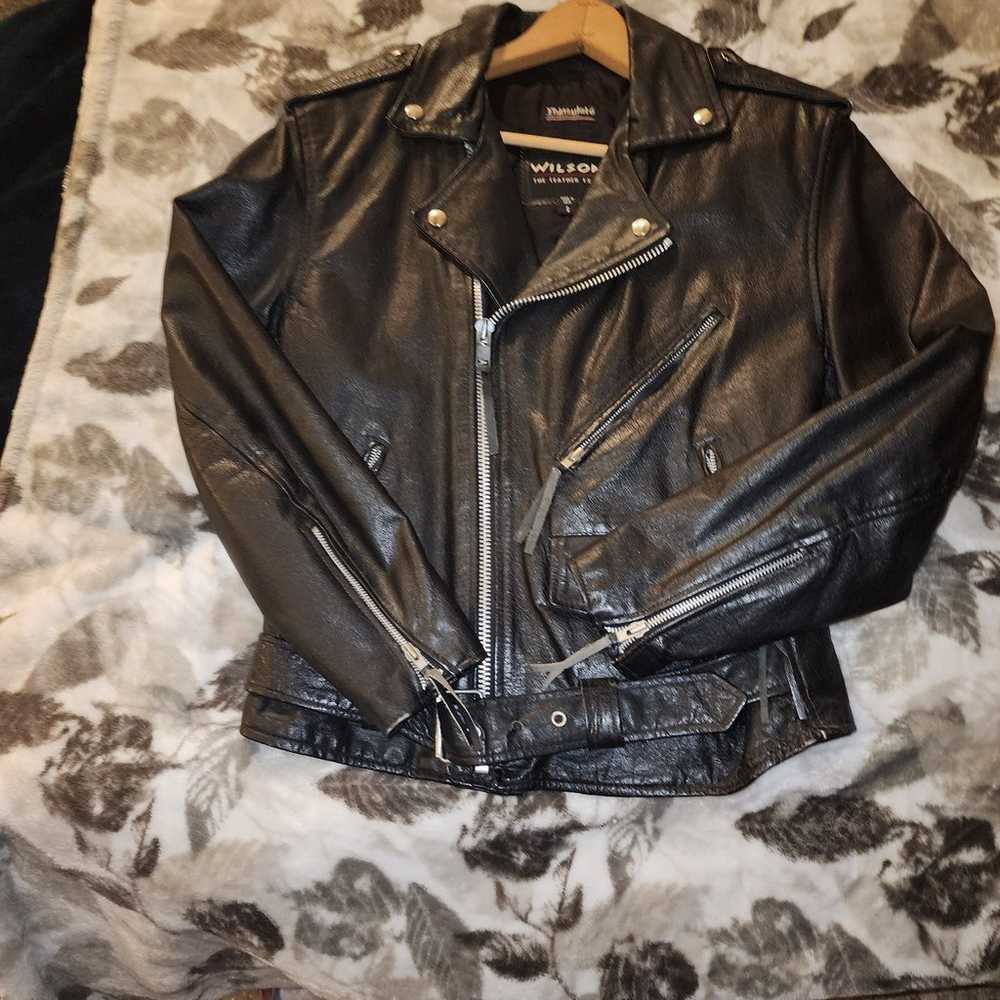 Vintage 80' biker jacket - image 3