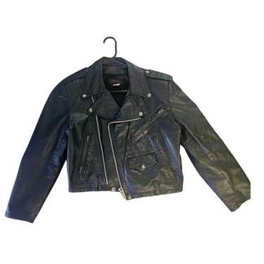 Vintage Women Leather Motorcycle Jacket Toronto S… - image 1
