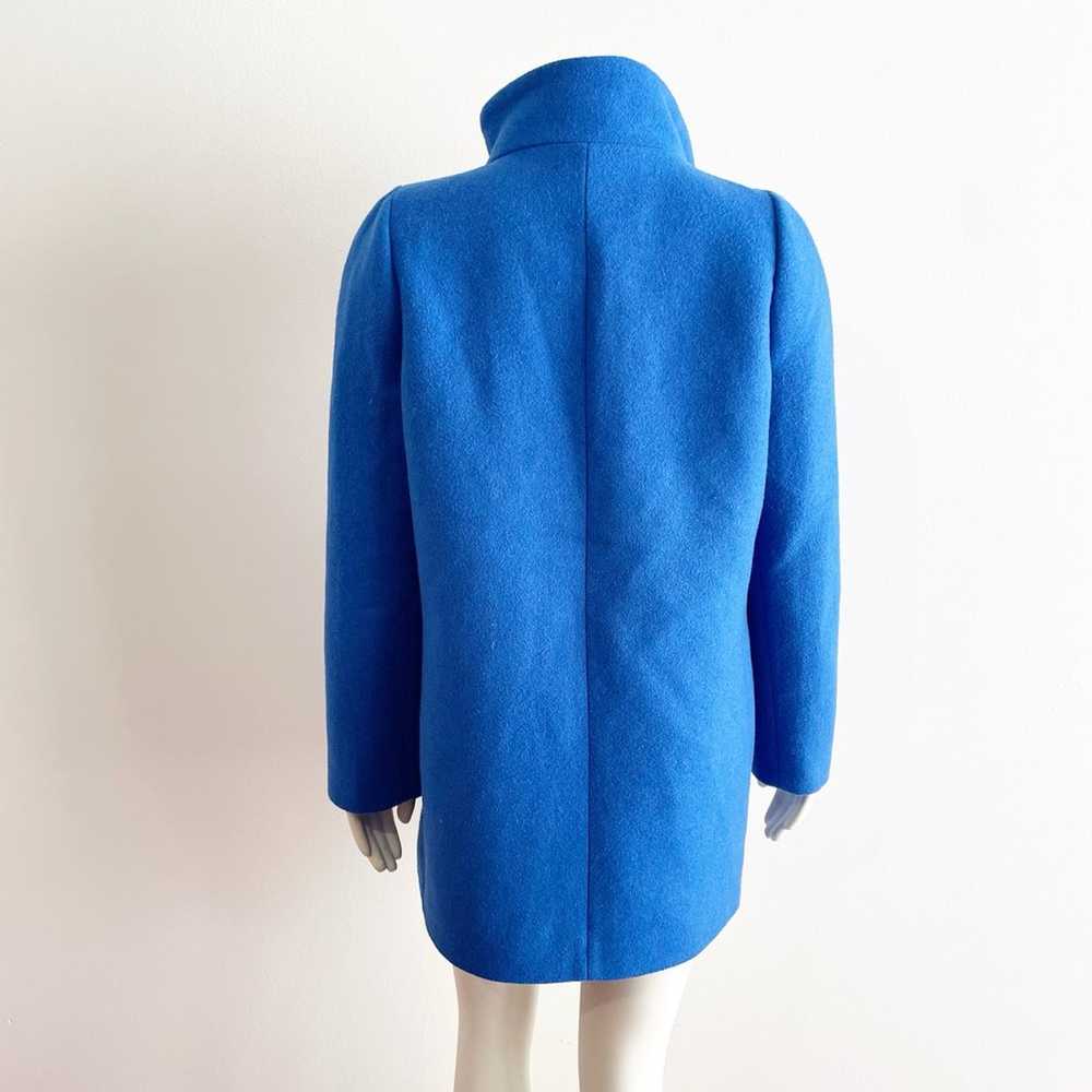 J.Crew Mercantile Cocoon Wool Peacoat Blue Size 4 - image 7