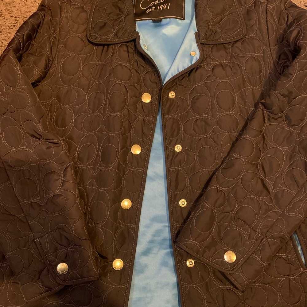 COACH JACKET BROWN SIZE SMALL - image 1