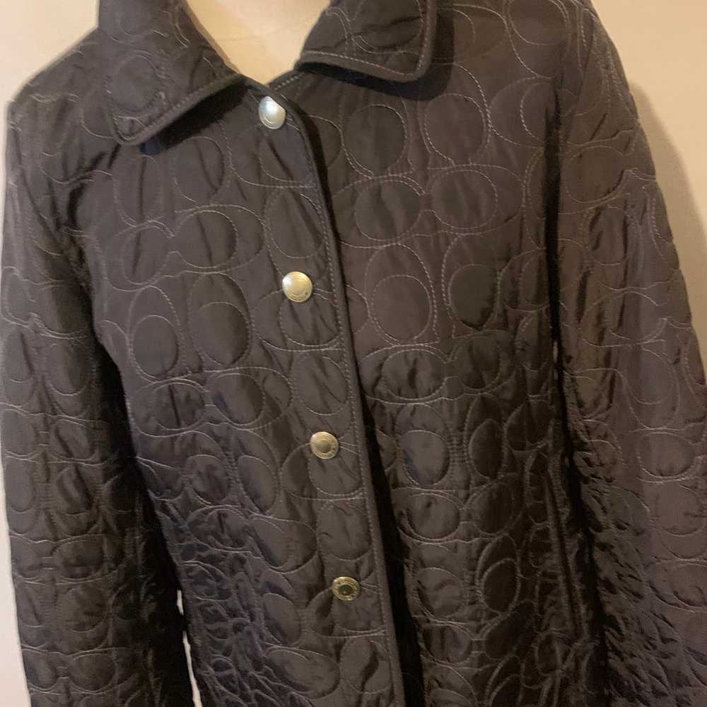 COACH JACKET BROWN SIZE SMALL - image 4