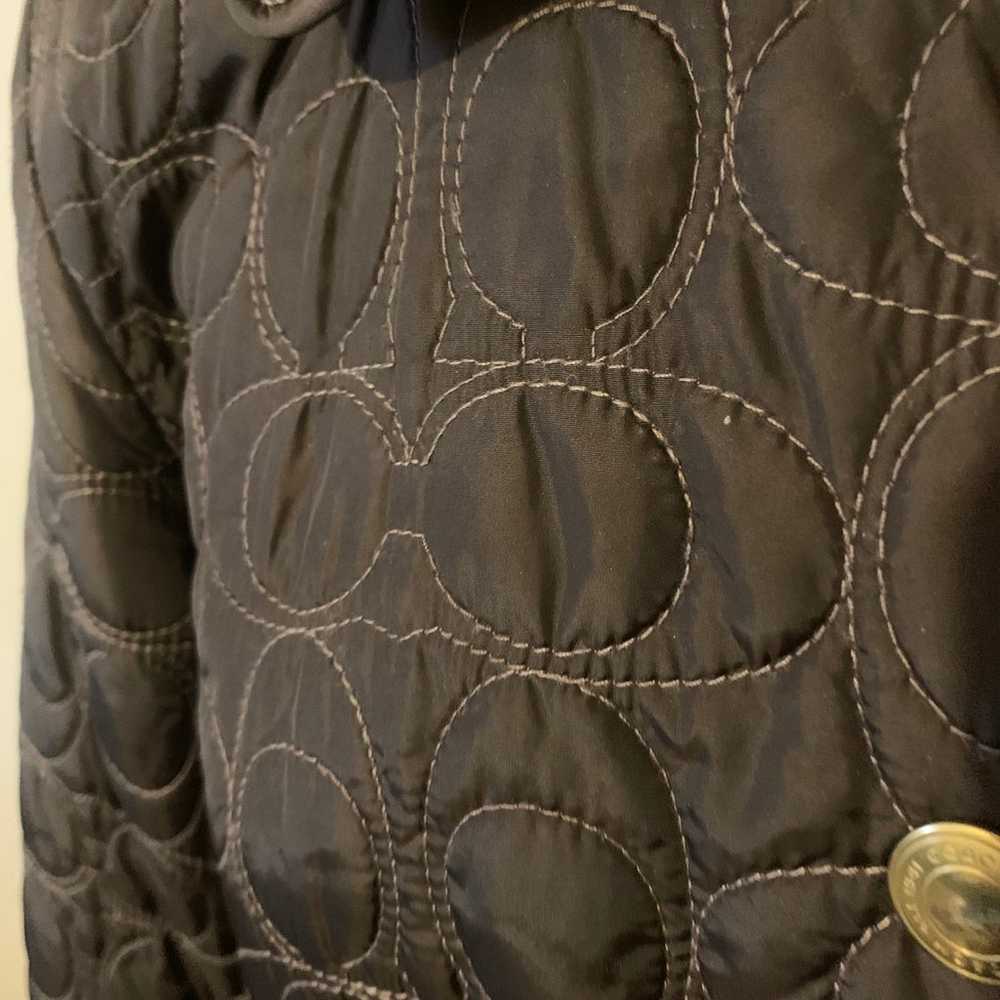 COACH JACKET BROWN SIZE SMALL - image 5