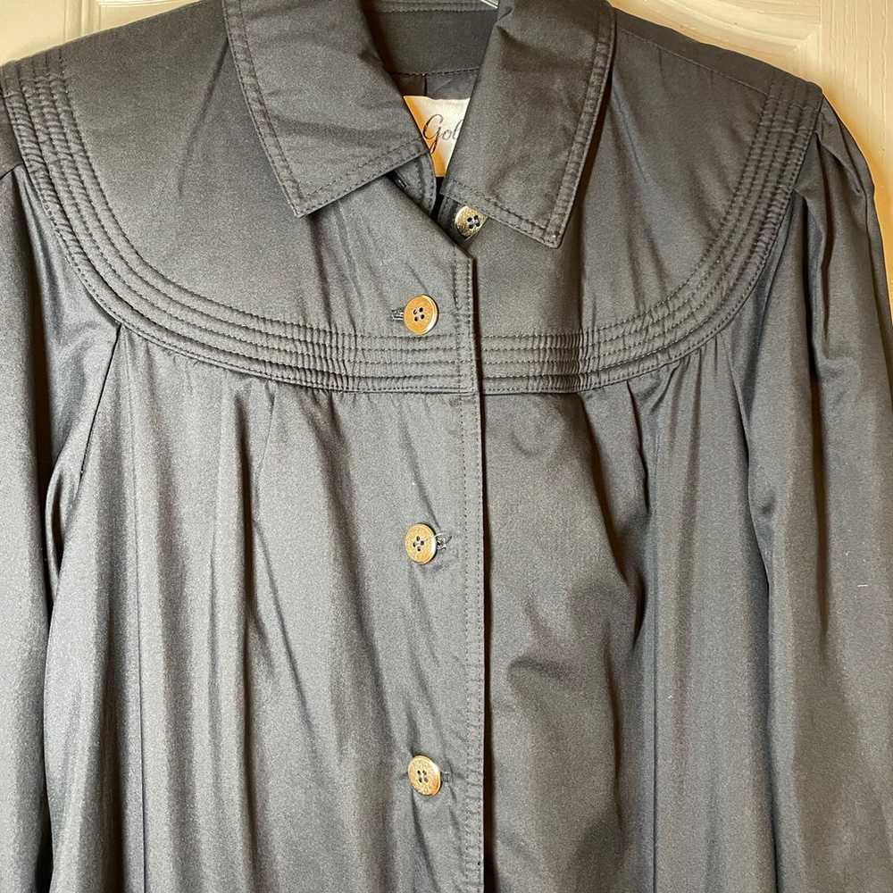 Vintage Count Romi Black Trenchcoat / Raincoat 6 - image 2