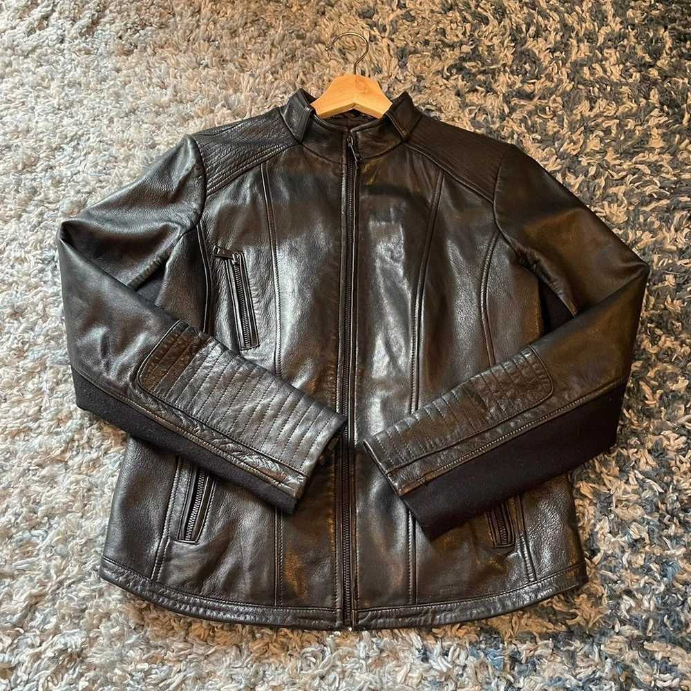 leather jacket - image 1