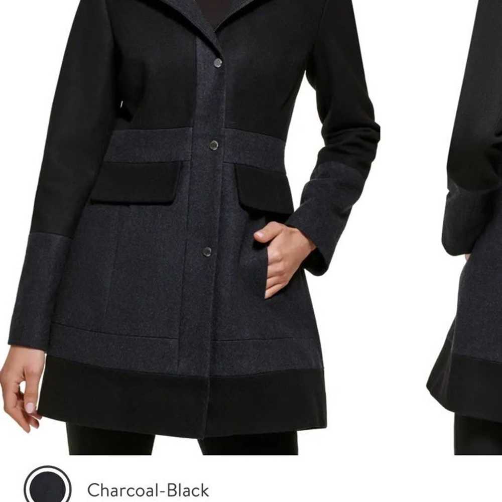 GUESS zipper trench coats black and gray - image 7