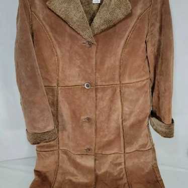 Bagatelle Womens P/M Long Suede Coat Leather Jack… - image 1