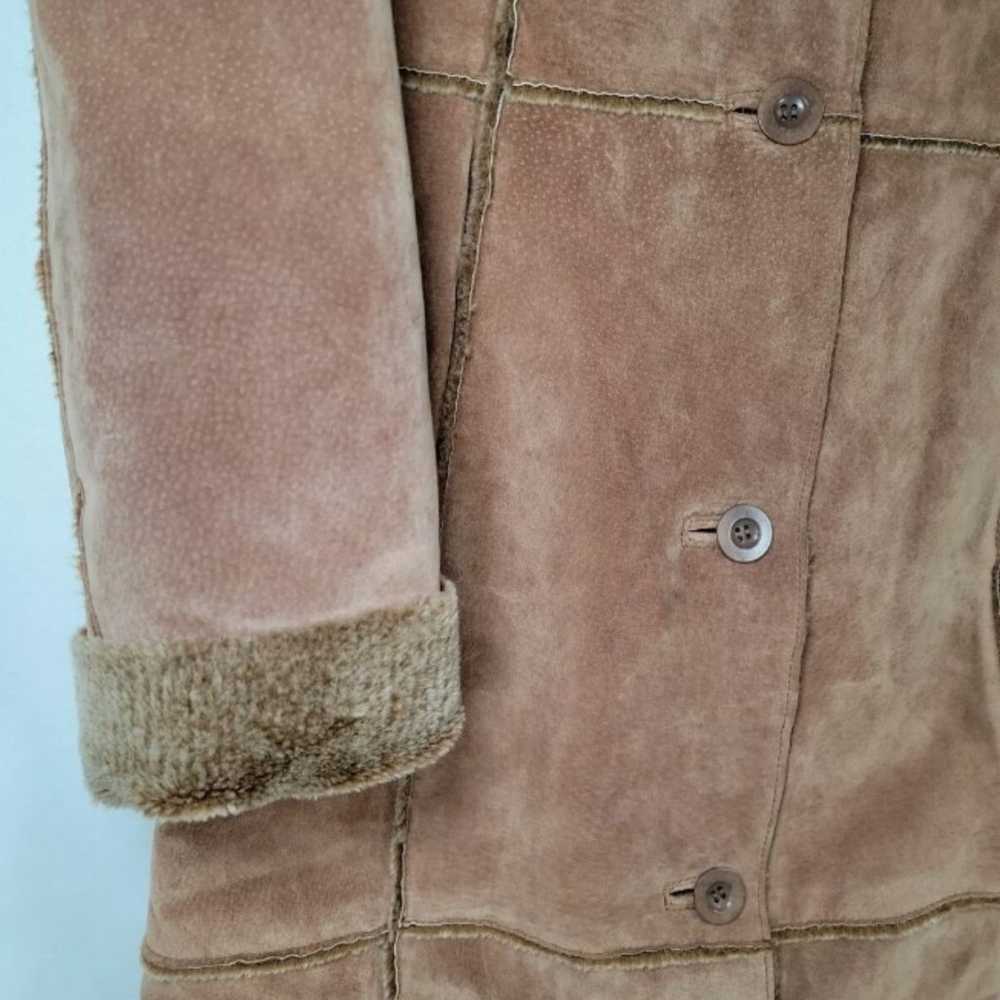 Bagatelle Womens P/M Long Suede Coat Leather Jack… - image 4