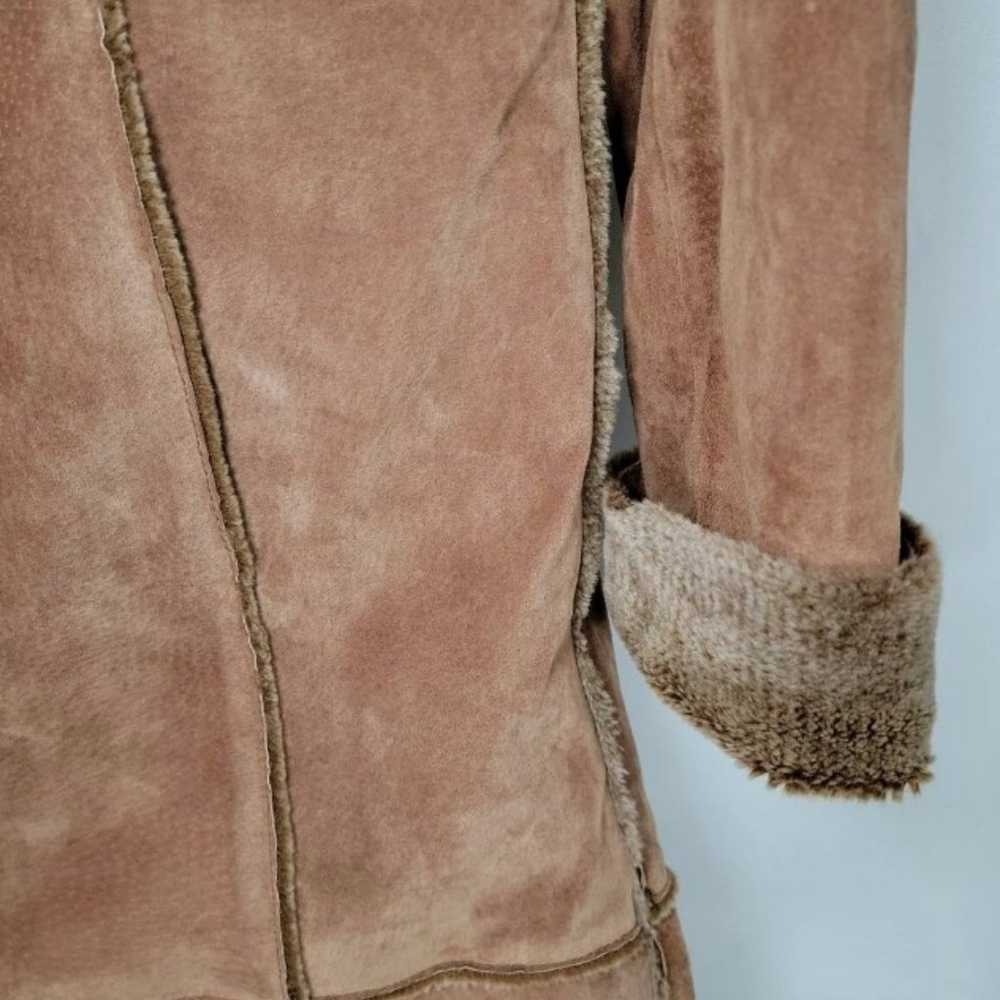 Bagatelle Womens P/M Long Suede Coat Leather Jack… - image 5