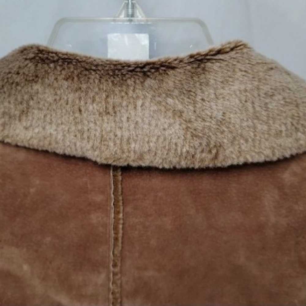 Bagatelle Womens P/M Long Suede Coat Leather Jack… - image 8