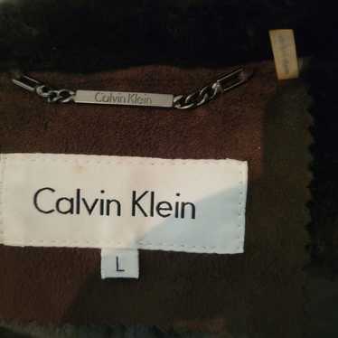 Calvin Klein Brown Suede Jacket