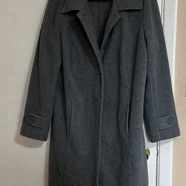 Grey fleece coat