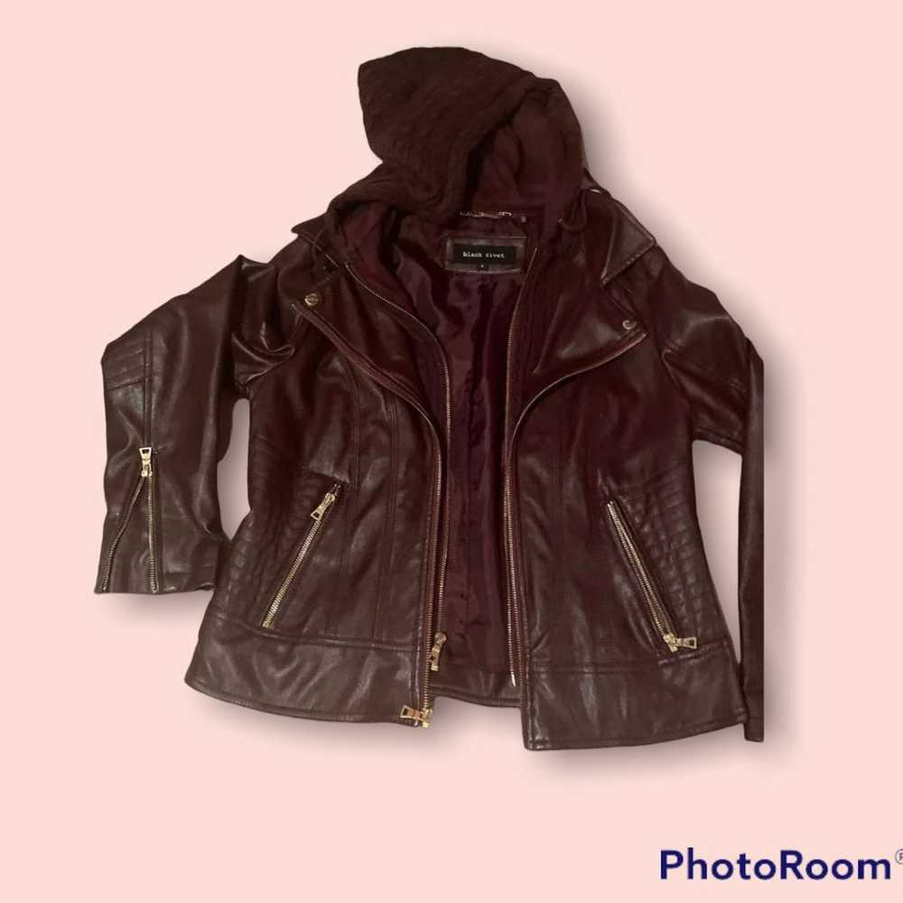 Faux Leather Jacket - image 1