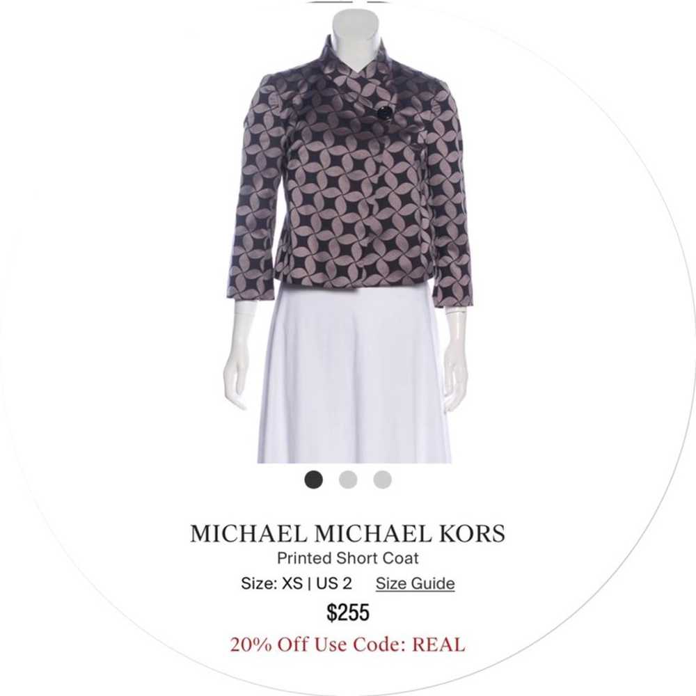 Michael Michael Kors 3/4 Short Jacket L - image 12