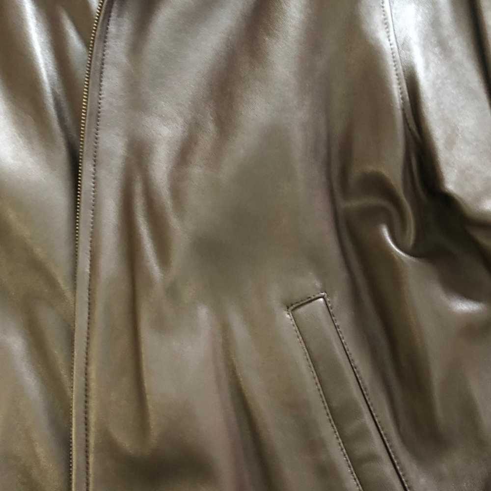 JoS A Banks Signature Leather Coat L - image 4
