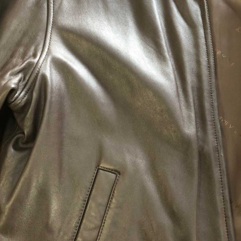 JoS A Banks Signature Leather Coat L - image 5
