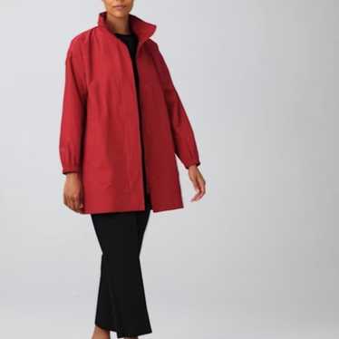 Eileen Fisher Cotton Nylon Coat Women's - image 1