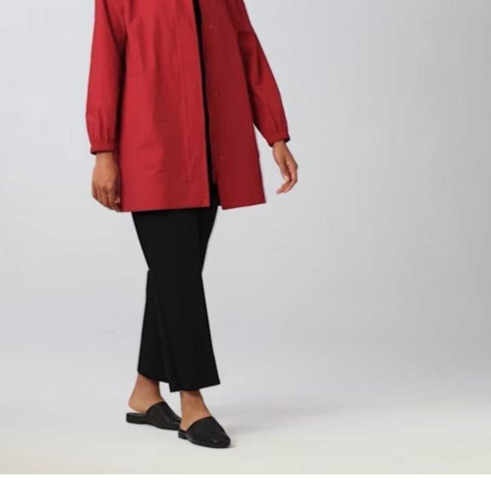 Eileen Fisher Cotton Nylon Coat Women's - image 2