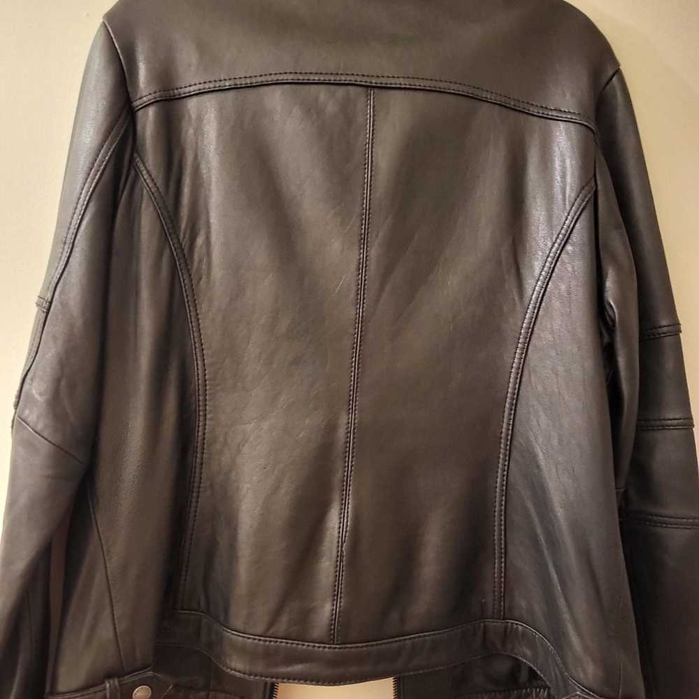 Micheal Kors leather bomber jacket - image 2