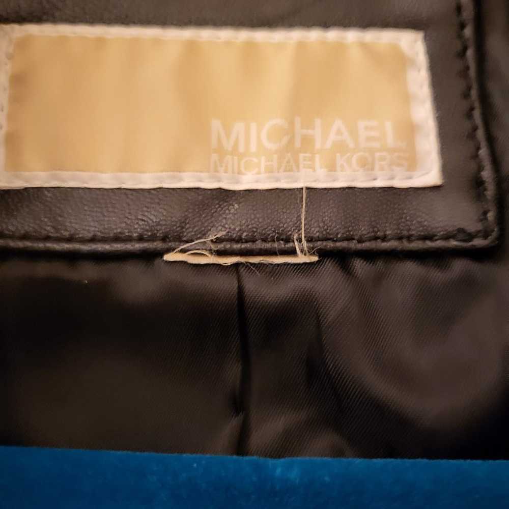 Micheal Kors leather bomber jacket - image 4
