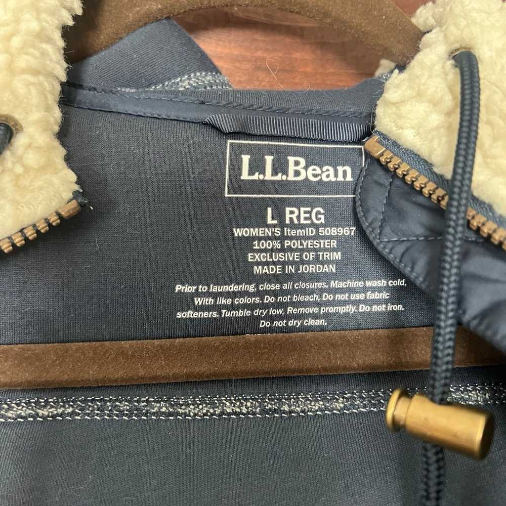 LL Bean Mountain Pile Fleece Coat - image 3