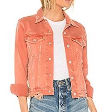 Womens Amo Pop Canyon Rose Snap Button Distressed… - image 1