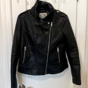 Rachel Roy faux leather jacket