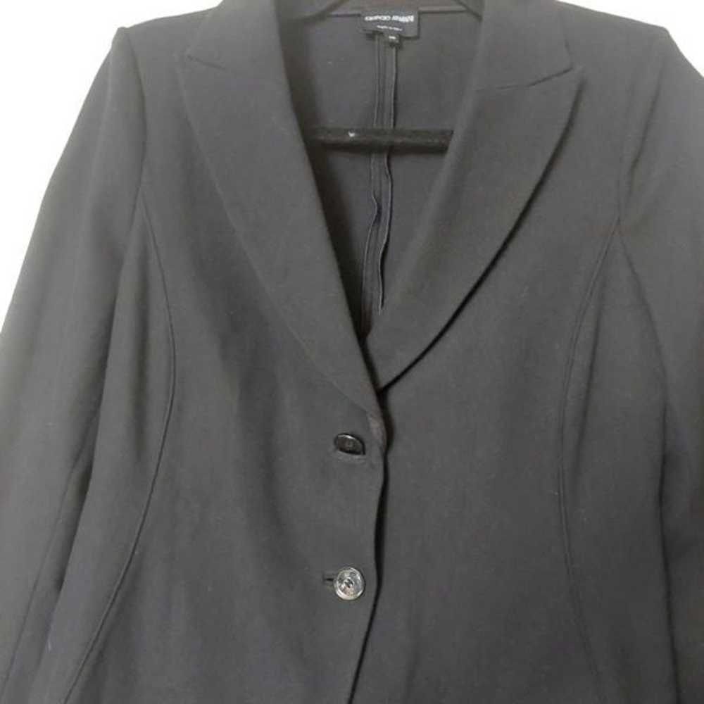 Giorgeio Armani Female Suit Jacket Blazer Black - image 5