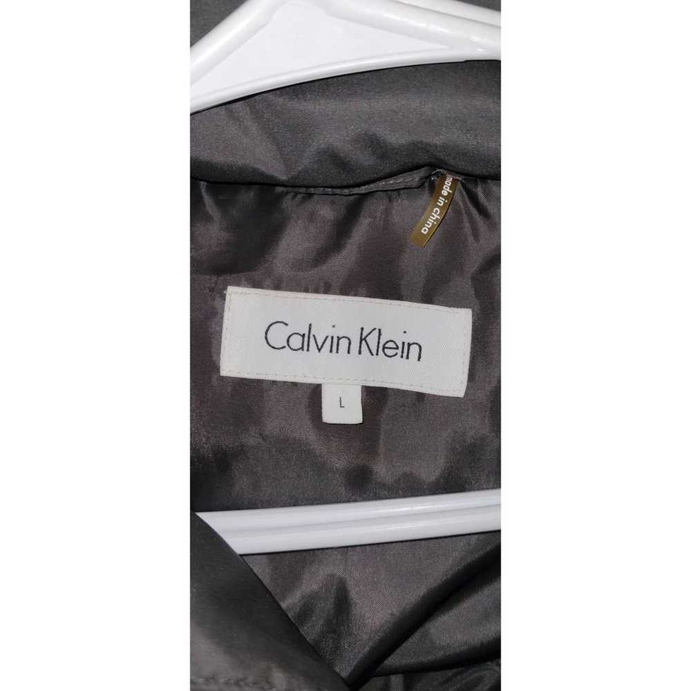 Calvin Klein Womens Parka Dark Gray Long Down Coa… - image 3